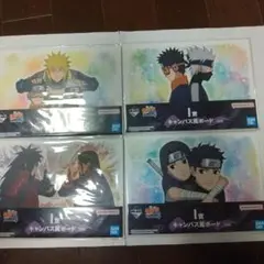 セミコンプ一番くじ NARUTO I賞4種 キャンバス風ボード 未開封 赤き瞳