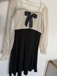ワンピース リボン付き