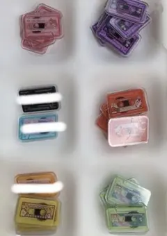 パーツ　キーホルダー　アクリル　4センチ