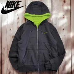 11M402◯ NIKE リバーシブル 中綿 ブルゾン ジャケット パーカー L
