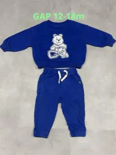 babygap ブルーセットアップ くまちゃん