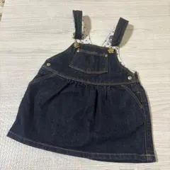 プチバトー　デニム　サロペット　70センチ