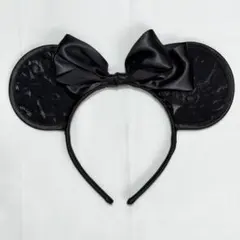 ディズニー カチューシャ ブラック レース