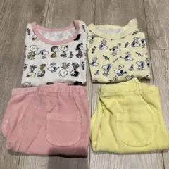 ユニクロ　半袖パジャマ　90 スヌーピー