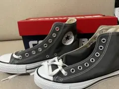25.5 CONVERSE ハイカットスニーカー グレー