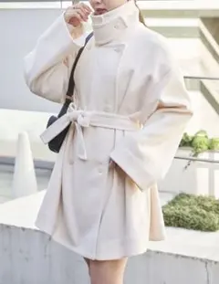 Chico スタンドミドル丈コート