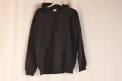 フード付きパーカー　 黒　L united Athle
