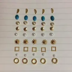 ネイルパーツ45個セット   変更することが可能です(2種類まで)