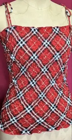 Burberry ブルーレーベル キャミトップス38サイズ ノバチェック 美品