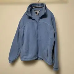 Columbia 水色　青　ブルー　フリースジャケット L