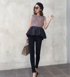 sheller ドッキングツイードフレアトップス TWEED COLLECTION – shéller / シェリエ