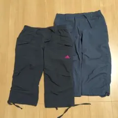 【795】adidas climalite 7分丈パンツ M　2枚セットのサムネイル