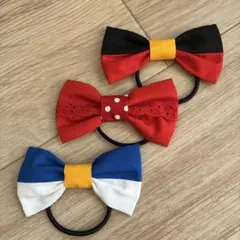 ハンドメイド☆ヘアゴムセット①