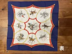 W*!様 エルメス(HERMES)カレ90フランス国立乗馬学校　スカーフ　美品