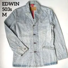 EDWIN エドウィン 503s ウエスタン デニムジャケット カバーオール　M