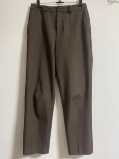 ユニクロ　UNIQLO スマートアンクルパンツ ブラウン