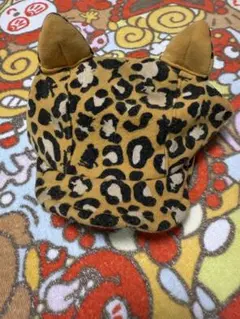 HYSTERIC MINI ヒスミニ ヒョウ柄 キャップ 耳付き サイズ52