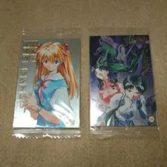 バンダイ 新世紀エヴァンゲリオン ウエハース アスカ、碇シンジ カード セット