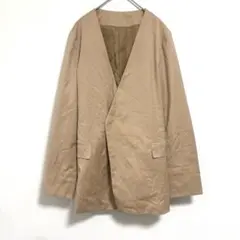 ROPE PICNIC ノーカラージャケット ベージュ 38 きれいめ 春 仕事