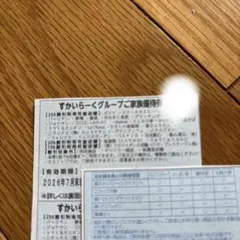 すかいらーく25% 優待券1枚のサムネイル