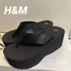 H&M ブラック ビーチサンダル 厚底のサムネイル