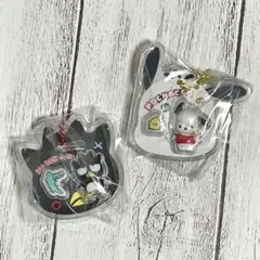 サンリオ　パッケージチャーム　ばつ丸・ポチャッコ　2点セット