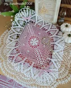 ♡ドレッサーマット♡レース編みドイリー テーブルセンター
