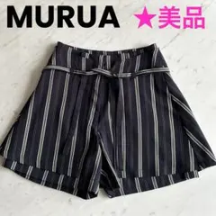 MURUA ネイビーショートパンツ