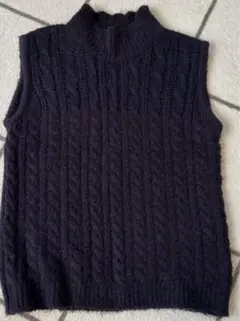 ノースリーブ ニットトップス　透けニット　リリーブラウン　スナイデル