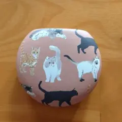 猫デザイン ミラー付きケース