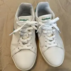 Reebok ホワイト/グリーンスニーカー