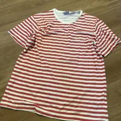 Columbia ボーダー Tシャツ レッド XLサイズ
