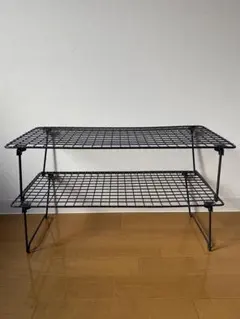 IKEA grejig シューズラック　ブラック　2台セット