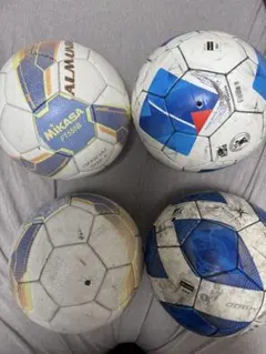 サッカーボール4球セット ミカサアルムンド モルテン ヴァンタッジオ4900