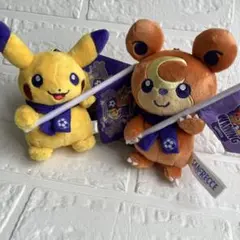 ポケモンセンターヒロシマ　サンフレッチェ　マスコット　ピカチュウ　ヒメグマ