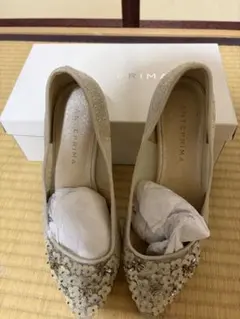 ANTEPRIMA パンプス　ヒール　花　スパンコールのサムネイル
