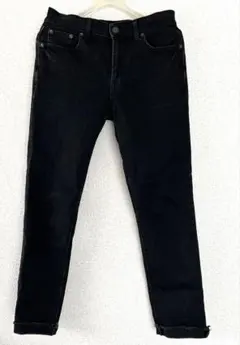 GAPガールフレンドデニム ミッドライズ ブラック カットオフ仕様