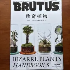 ブルータス BRUTUS 珍奇植物インドアグリーン2025年 5月 15日号