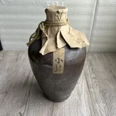 3F 【希少・アンティーク】陶器製 酒瓶 通い徳利 小瓶 空き瓶 インテリア花器