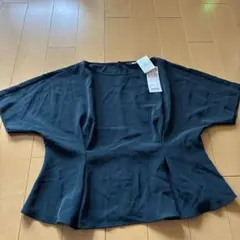 ユニクロオーバーサイズ 深緑半袖 トップス