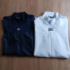 Mizuno 長袖アンダーシャツ 2色セット/オールシーズタイプ/正規品