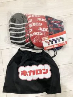 新品未使用ホカロン ソックス 3足セットベロア巾着付き