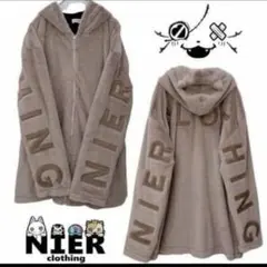 NieR 超ふわもこ BACK LOGO ZIP OUTER【猫耳つき】