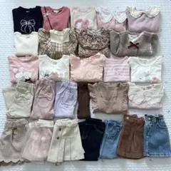 プティマイン等　女の子　秋冬　まとめ売り　90〜92