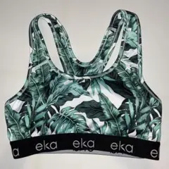 未使用 eka ボタニカル柄 スポーツブラ S/Mサイズ