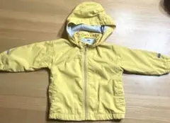 無印良品　マスタード　イエロー フード付き アウター 90cm ジャケット