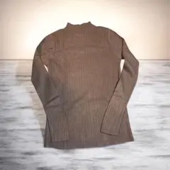 レディース　ニット　トップス　コーヒー色