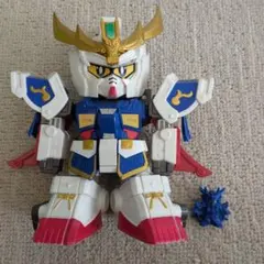 ガン消し、基地セット 懐かしい食玩の箱付きを入手！ SDガンダム大集合 メッキ ガン消し 基地