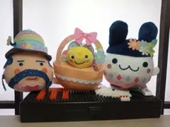 たまごっち ボールチェーン付きぬいぐるみ カラフルイースター　3種セット