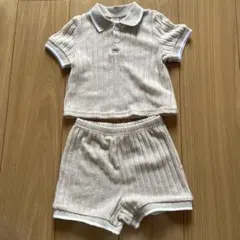 ベビー　半袖シャツ&ハーフパンツ2点セット